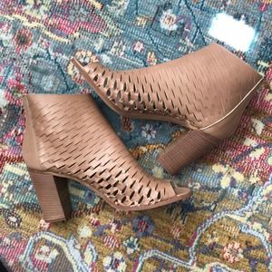 Piampiani | Italian Leather Heel Booties Size 8